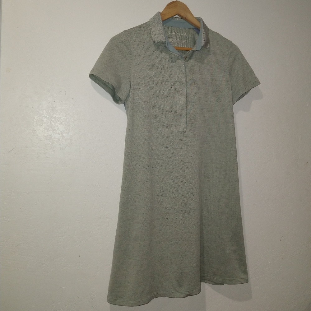 OUTDOOR VOICES Players Polo Green Dress - Picture 7 of 9